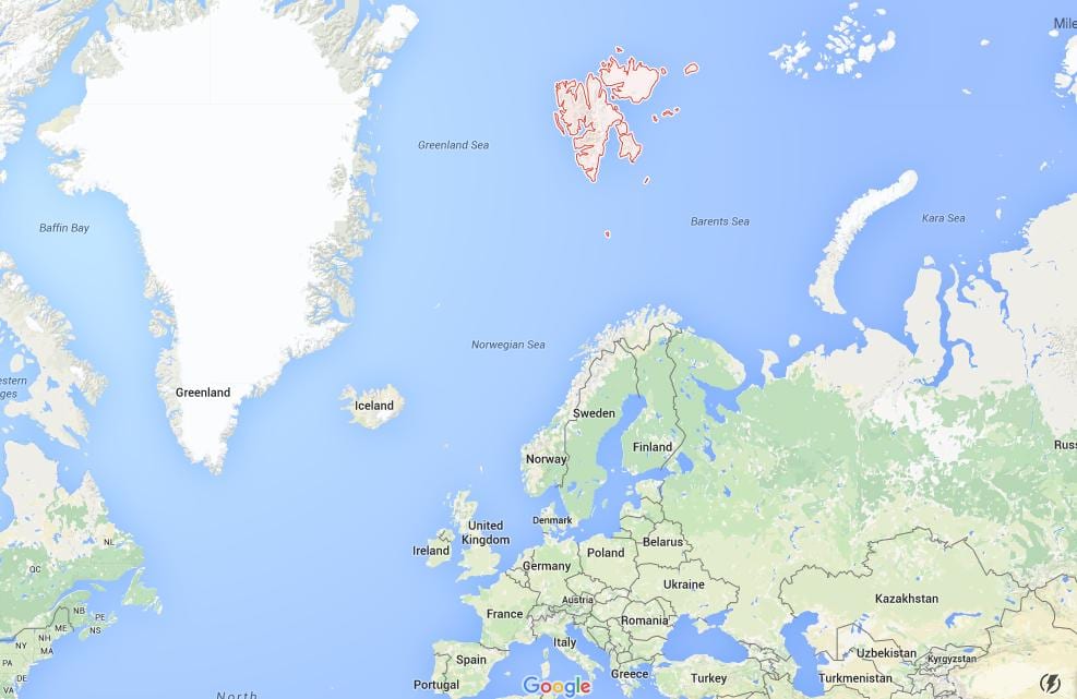 teravmägede Norra kaart