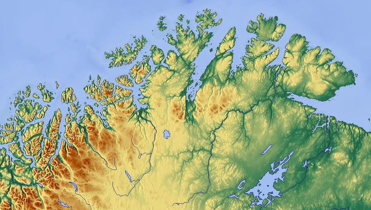 põhja-Norra kaart
