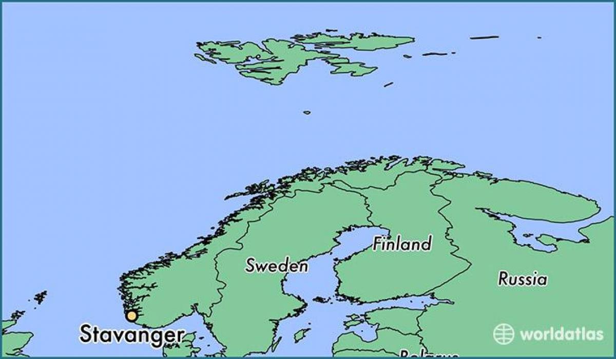 kaart stavanger Norra
