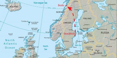 Kaart bodo, Norra