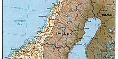 Üksikasjalik kaart Norra linnad