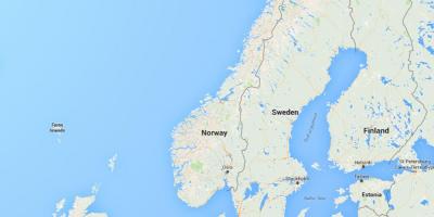 Kaart norge-Norra
