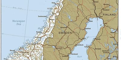 Geograafiline kaart, Norra