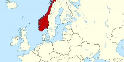 Kaart Norra ja euroopa