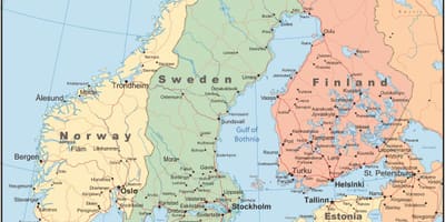 Kaart Norra riik