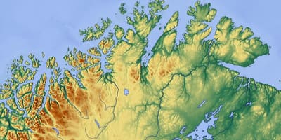 Põhja-Norra kaart