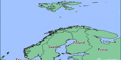 Kaart stavanger Norra