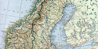 Kaart vana Norra